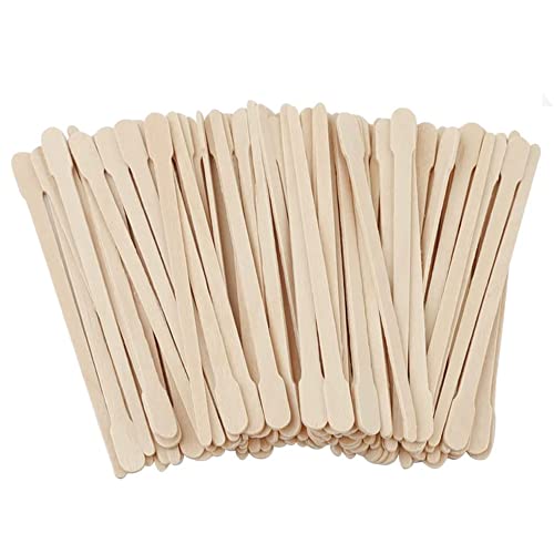 Bâtons de Cire en Bois, 200 Pièces Épilation Cire à