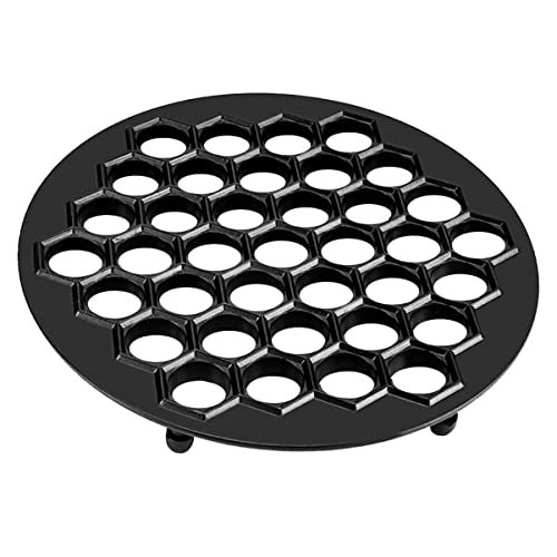 HEMOTON Máquina Rusa para Hacer Ravioles Juego de Moldes para Dumplings Máquina para Hacer Dumplings Juego de Prensas para Masa Molde para Dumplings Pelmeni Cover