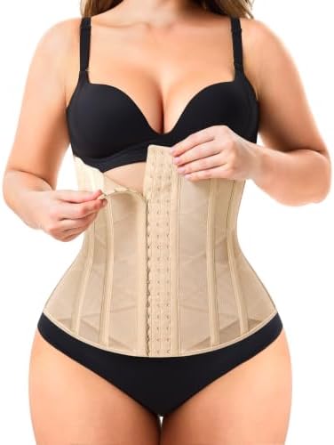 Nebility Waist Trainer for Women Long Torso Corset Shapewear
