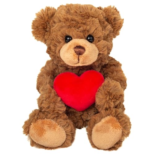Teddy Hermann 91330 compagnon de nuit peluche ours marron 20 cm pour rassurer le sommeil de bébé