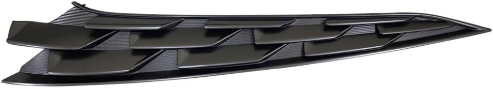 For Kia K5 2021 2022 Grille Extension Driver And Passenger Side | Pair | Below Headlight | EX/LX/LXS | Plastic | Dark Gray | KI1212100, KI1213100 | 191275905449, 863A5L3000, 191275905456, 863B5L3000