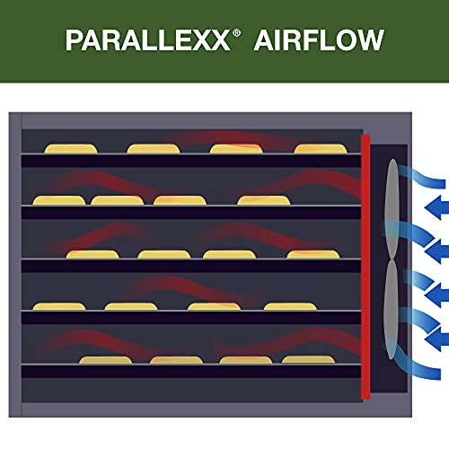 Excalibur Electric Food Dehydrator Clear Door For Viewing Progress Adjustable Thermostat 48-Hour Timer Automatic Shut Off 15 Square Feet Of Drying Space, 9-Tray, Black #TOP5