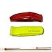 HEIMDALL Emergency Whistle with Lanyard for Safety Boating Camping Hiking Hunting Survival Rescue Signaling (Red, Yellow)