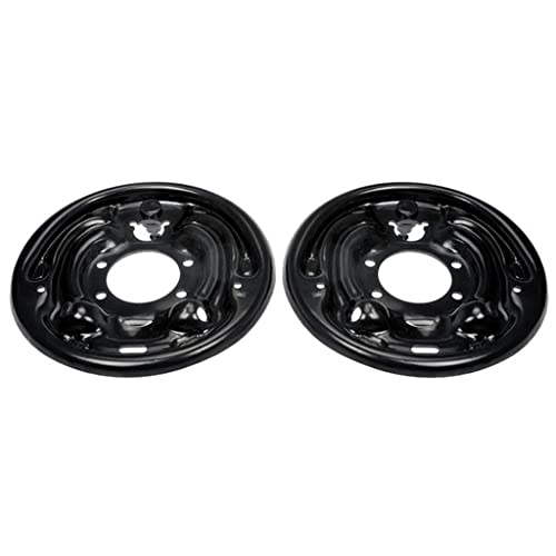 For Ford Ranger 1995-2009 Brake Backing Plate | Pair | Rear | Black | Steel | Replacement For F57Z2211B, F57Z2212B #TOP16
