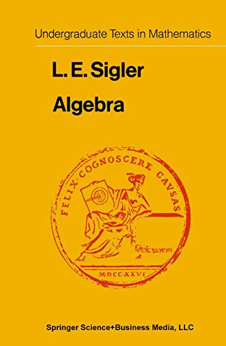 Algebra (Undergraduate Texts in Mathematics) (German Edition)