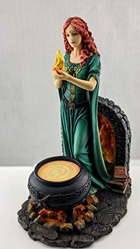 Estatua Brigid Diosa del Hogar y la Llama Sagrada miniatura 3