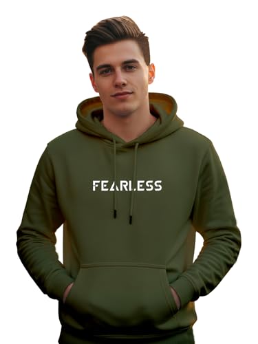 Image of XENOVAURBAN Hoodie for Men /Women | Unisex fit Cotton Fleece Hooded Sweatshirt - FEARL1