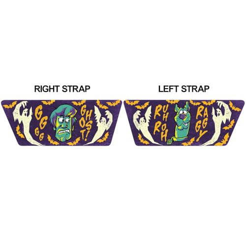 Popfunk Scooby-Doo Shaggy Ghosts Unisex Adult Slides Adjustable Flip Flop Sandals Officially Licensed Hypd Slydr Switch™2