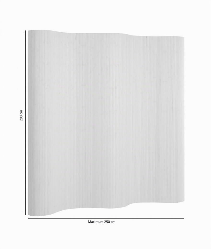 PEGANE Paravent Bambou Coloris Naturel, 200 x 250 cm