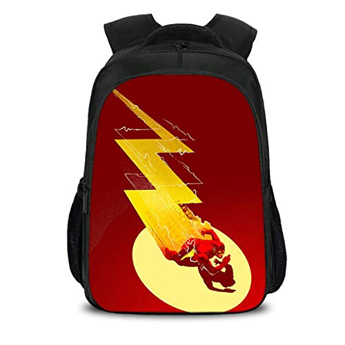 HFSK Mochila para Niños 3D Flash Cool Cartoon Anime Escuela Primaria Y Secundaria Bolsa