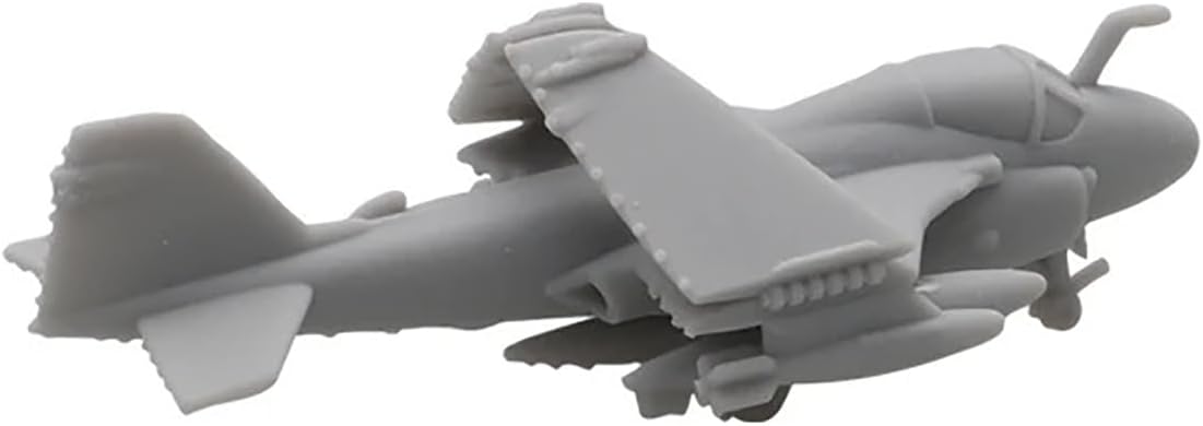 10PCS DIY Model Intruder A-6E Heavy Attacking Aircraft Folded Wing Simulation Model 1/2000 1/700 1/350 Scale Shipborne Airplane Military Model(1/400 (40.2mm))