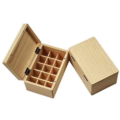Organisateur d'huiles essentielles et boîte de rangement à 15 grilles