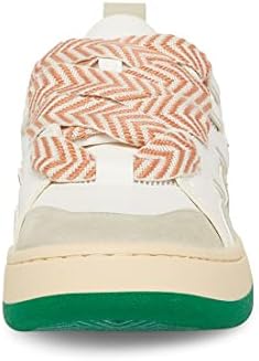 Steve Madden Women's Roaring Sneaker, White/Green, 8 | Image 1