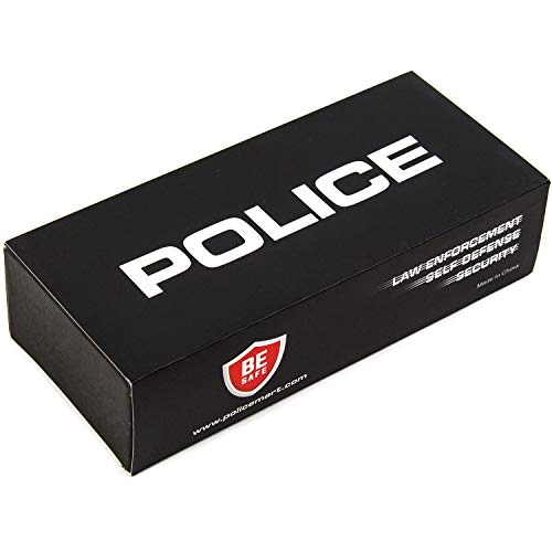 Police 1159 - Aluminum Series 59 Billion Stun Gun - Rechargeable With Led Tactical Flashlight, Black #TOP6