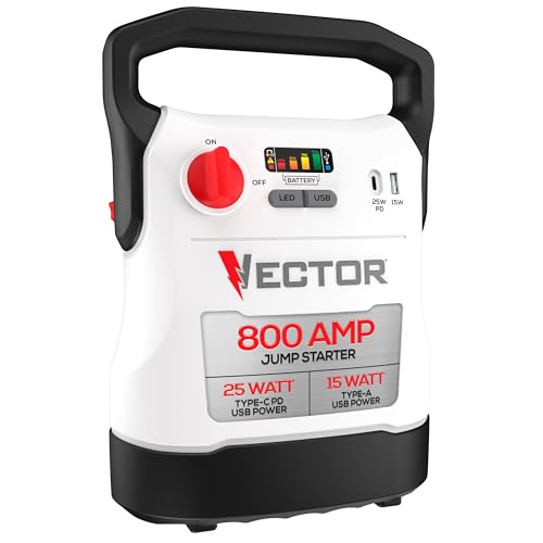 Vector VECJ8 800A Jump Starter with USB Power