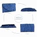 Imagen de EVEOUT Carteras de mano clutches de paja tejida para Mujer Monedero de verano Bolsa de vacaciones en la playa Azul