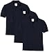 Produktbild Fruit of the Loom Jungen Schul-Oberteil Kids Polo 3 Pack, 3, Blue (Deep Navy), 9-11 Jahre