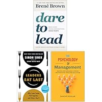 Dare to Lead, Leaders Eat Last & The Psychology of Management 3 Books Collection Set