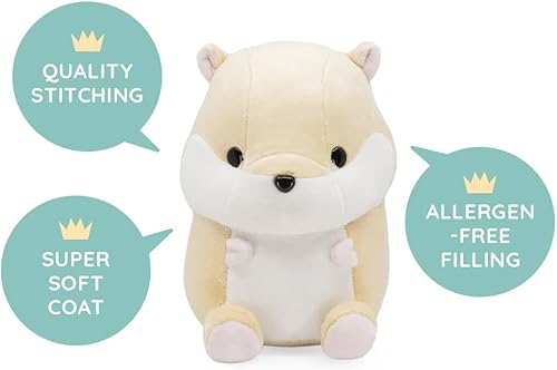 Miniatura 9 de Bellzi Peluche de conejo - Peluche suave y lindo conejito de peluche blanco cremoso - Peluches y regalos para todas las edades niños bebés niños