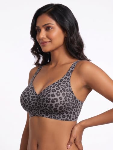 Image of JellyLift Seamless Wireless Jelly Bra for Women | No Underwire, Deep V Invisible T-Shirt Bra | 360 Jelly Support, Adjustable Straps | S-3XL