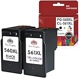canon ip5200r mac Geschätzte Seitenleistung:750 Seiten für Canon PG 560 XL Schwarz Patronen, 600 Seiten für Canon 560 XL Dreifarben Patronen (5 Prozent Deckung auf A4-Papier)