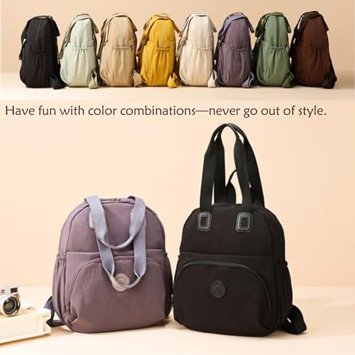 Heaneutrorty Backpack, Heaneutrorty Waterproof Versatile & Stylish Backpack for Women, Multi-compartment Carry On Travel Bag (C#7)2