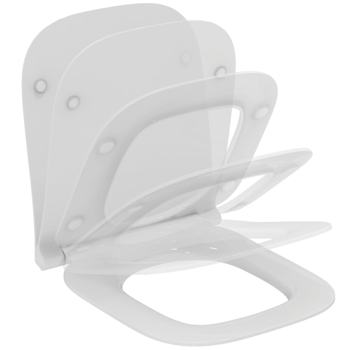 Ideal Standard i.life S sedile WC con SoftClose, sottile – Bianco (Alpin)