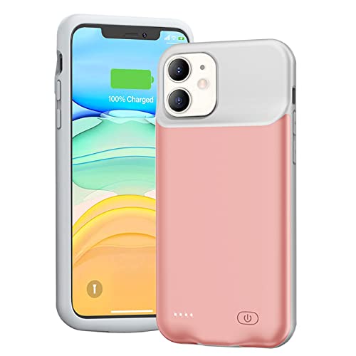 UNLOU Battery Case fs1 inch Charger Case Support Carplay-Pink