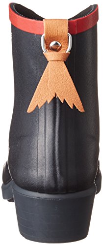 Aigle Womens Miss Juliette Bottillon Navy/Red Rubber Boots - 5 B(M) Us Women #TOP2