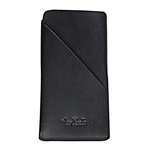 Tony Perotti iPhone 6SE plus Leder Hülle mit Kreditkartenfach 7X13,4X1,5cm schwarz Rindleder Cover