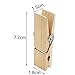 EasyBravo 40 pinzas de madera grandes, 7,2 cm de largo, 1,8 cm...
