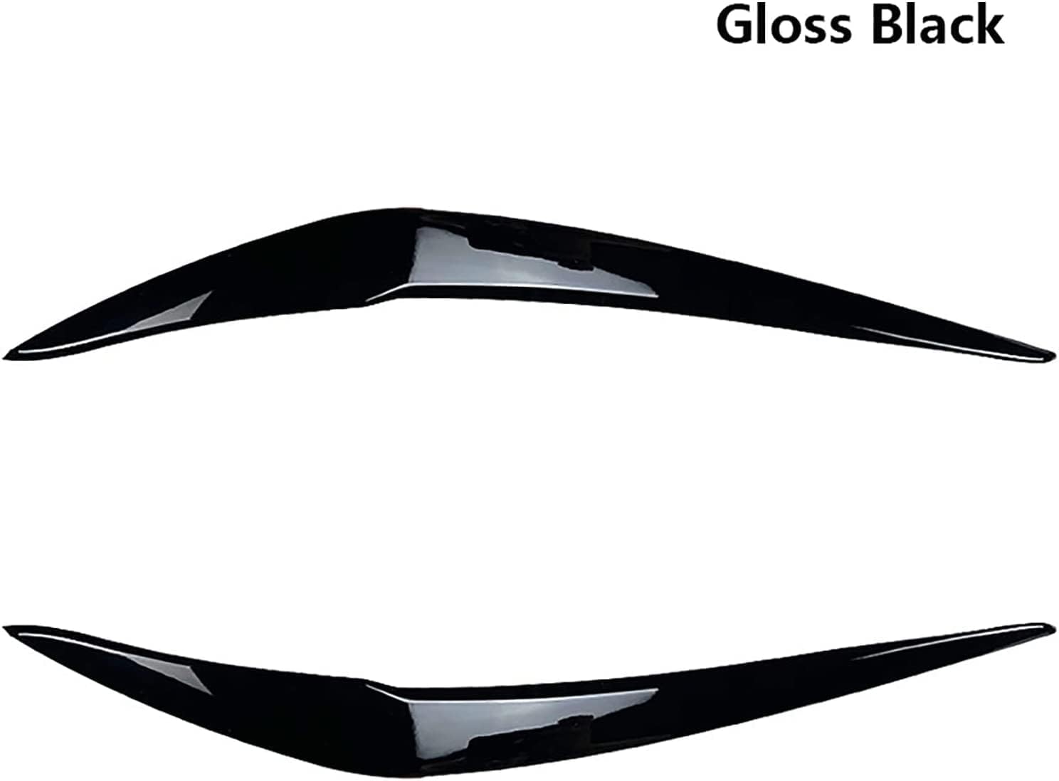 Scheinwerfer Augenbrauen Für BMW 1er F20/F21 - Carbon Look Aufkleber Schwarz