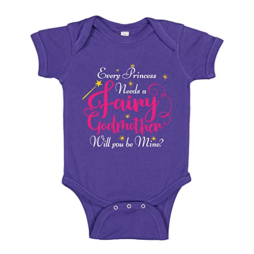 Every Princess Needs A Fairy Godmother Baby Bodysuit One Piece Or Toddler T-Shirt Godmommy Proposal Ask for Baby Girl