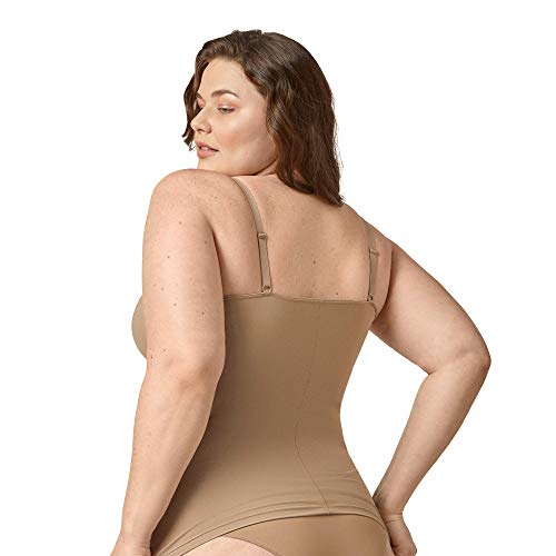 Corpete Modelador, Bonjour, Feminino, Bege Camurça, 48