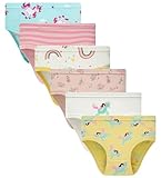 Sladatona Little Girls Comfortable Striped Underwear Cotton Soft Panty 12Y