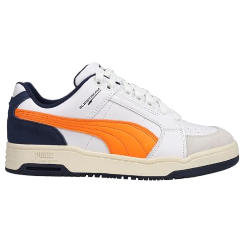 PUMA Mens Slipstream Lo Retro Lace Up Sneakers Shoes Casual - Blue, Orange, White