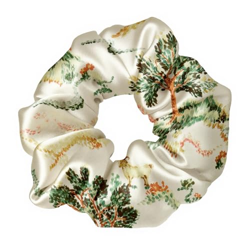 LILYSILK 100% Pure Silk Scrunchies Hair Elastic for Women Girls Hair Ties Ponytail Holder No Crease Gentle for Hair, Aries