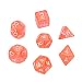 Produktbild QUINTRA Würfel klassisches 7Pcs Perle Korn D4-D20 mehrseitige Würfel stellten für TRPG Spiel EIN