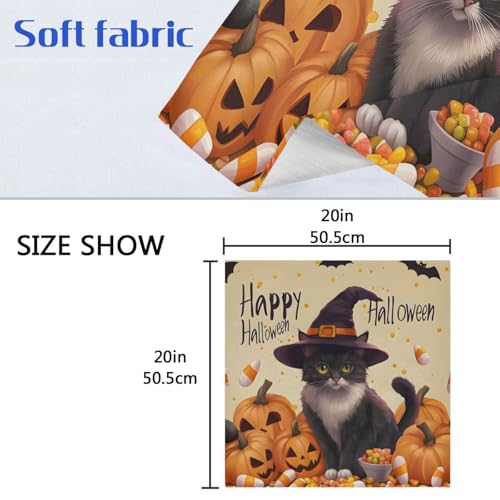 Servilletas de Tela Halloween Multicolor Pack x6 miniatura 6