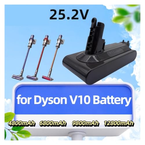 Batería V10 recargable de repuesto compatible con aspiradora de mano de 25.2V 2
