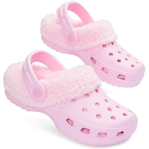 CityComfort Fleece-Lined Winter Clogs for Kids Cover