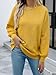NIeyook Sweaters for Women Fall Clothes Lantern Sleeve Oversized Yellow Sweater Plus Size Casual Knit Pullover Tops Mustard XL
