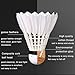ZHENAN Goose Feather Badminton Shuttlecocks,12 Pack Feather Badminton Birdies-Hight Speed Training Birdie Ball for Indoor and Outdoor Sports,Highly Stable & Durable Shuttle Balls