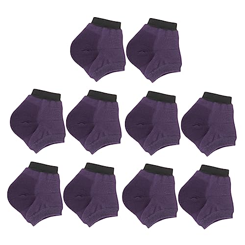 IWOWHERO Anti-Dryness Heel Moisturizing Socks 5 Pairs Gel Sock Moisturizing Foot Covers Yoga