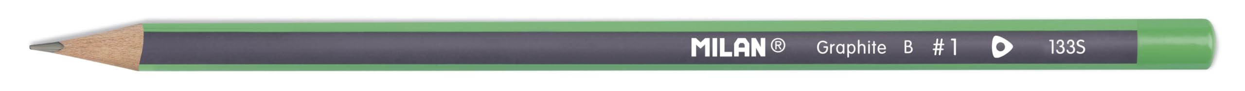 MILAN Box 12 Graphite Pencils B #1 Triangular