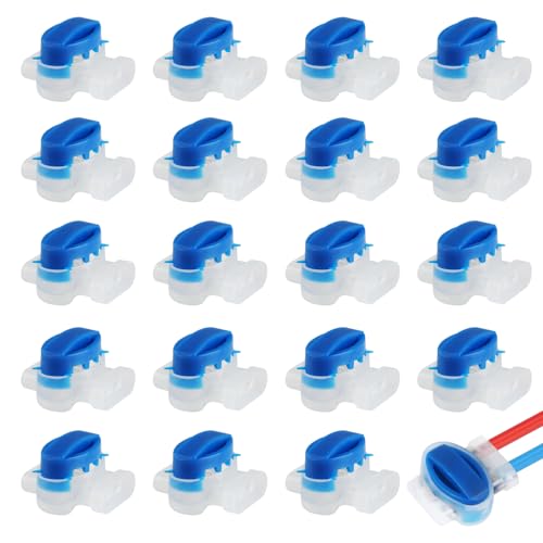 GeeRic Kabelverbinder für Mähroboter, Rasenroboter Kabelverbinder, Rasenmäher Kabel Verbinder, 314 Wasserdicht Kabelklemme Wasserdicht Kabelklemmen Outdoor Rasenroboter verbinder