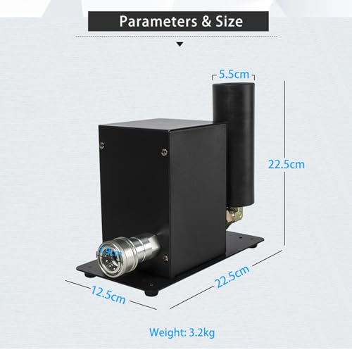 SHEHDS 200W CO2 Jet Machine, Professional Stage Equipment DMX Controller, 15MPa, Smoke 26~32 ft Gas Jet Air Column, Professional LED Stage Smoke Machine for Concerts, Nightclubs, Theaters, Weddings - Thumbnail 2