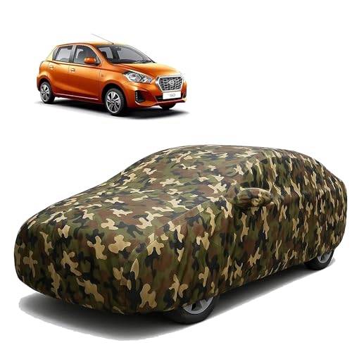 Image of Sulfar 100% Waterproof Car Body Cover for Nissan Datsun Go - Triple-Stitched Dustproof UV, Heat & Rain Protection with Mirror Pockets, Full-Bottom Elastic & Free Storage Bag - All-Weather Indoor Outdo