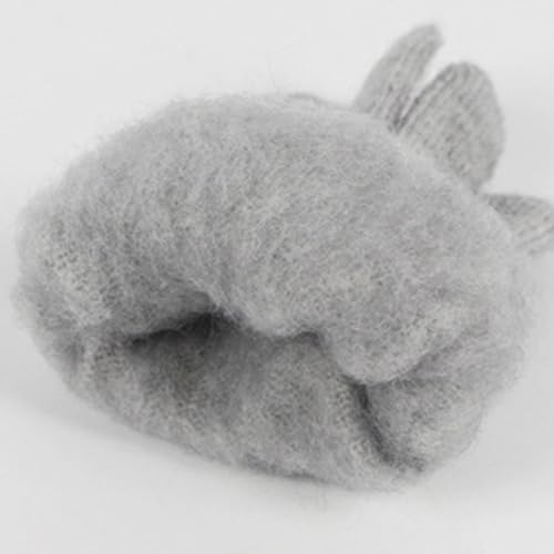 Conjunto de invierno para niño de 0 a 5 años con gorro de nudo y bufanda 7