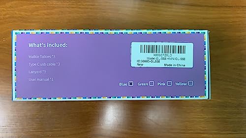 Walkie Talkies For Kids Rechargeable 2 Pack, 48 Hours Working Time 3 Miles Range 22 Channels 2 Way Radio, Birthday For Boys Girls, Family Games Outdoor Hiking Camping,3-12 Years Old Toys #TOP7